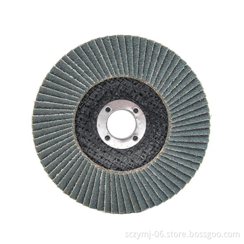 ZY Abrasive Blue Zirconia Lamellar Sanding Disc Flap Disc for Stainless Steel